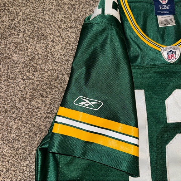Reebok on Field Women M Football Sewn Jersey Green Bay Packers Aaron Rodgers - Picture 3 of 12